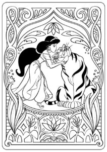Desenho de Jasmine Desenho Colorir Imprimir 40