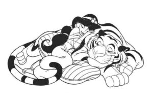 Desenho de Jasmine Desenho Colorir Imprimir 43