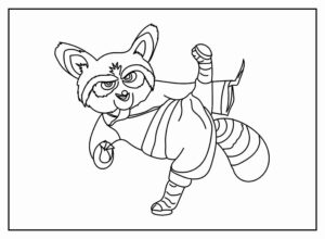 Desenho de Kung Fu Panda Desenho Colorir Imprimir 05