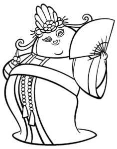 Desenho de Kung Fu Panda Desenho Colorir Imprimir 06