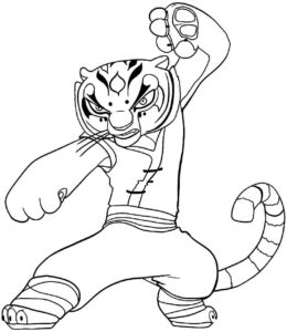 Desenho de Kung Fu Panda Desenho Colorir Imprimir 12