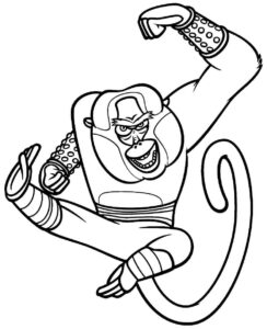 Desenho de Kung Fu Panda Desenho Colorir Imprimir 14