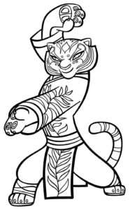 Desenho de Kung Fu Panda Desenho Colorir Imprimir 15