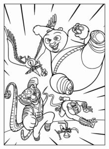 Desenho de Kung Fu Panda Desenho Colorir Imprimir 18