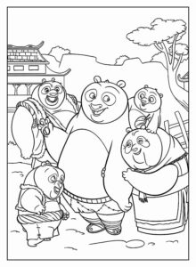 Desenho de Kung Fu Panda Desenho Colorir Imprimir 21