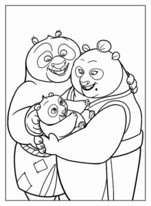 Desenho de Kung Fu Panda Desenho Colorir Imprimir 23