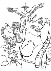 Desenho de Kung Fu Panda Desenho Colorir Imprimir 27