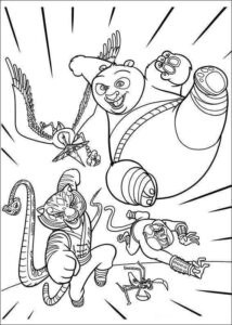 Desenho de Kung Fu Panda Desenho Colorir Imprimir 28