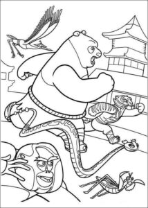 Desenho de Kung Fu Panda Desenho Colorir Imprimir 30