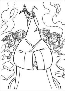 Desenho de Kung Fu Panda Desenho Colorir Imprimir 31