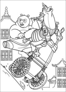 Desenho de Kung Fu Panda Desenho Colorir Imprimir 32