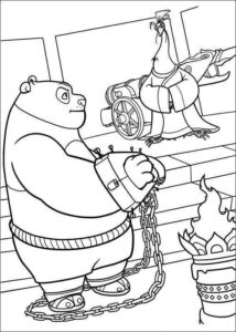 Desenho de Kung Fu Panda Desenho Colorir Imprimir 33