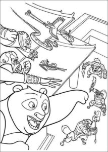 Desenho de Kung Fu Panda Desenho Colorir Imprimir 35
