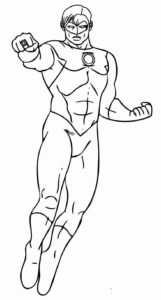 Desenho de Lanterna Verde Desenho Colorir Imprimir 21