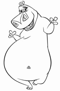 Desenho de Madagascar Desenho Colorir Imprimir 03