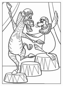 Desenho de Madagascar Desenho Colorir Imprimir 10