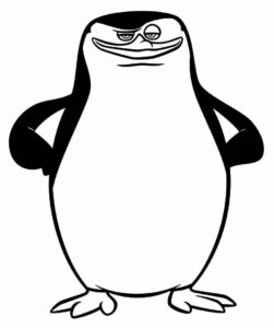 Desenho de Madagascar Desenho Colorir Imprimir 12
