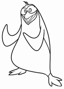 Desenho de Madagascar Desenho Colorir Imprimir 13