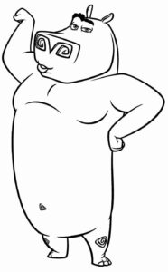Desenho de Madagascar Desenho Colorir Imprimir 15