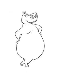 Desenho de Madagascar Desenho Colorir Imprimir 24