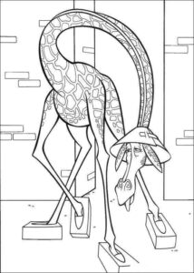 Desenho de Madagascar Desenho Colorir Imprimir 28