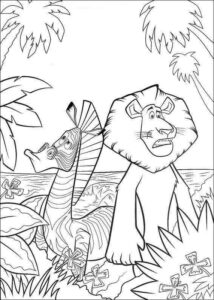 Desenho de Madagascar Desenho Colorir Imprimir 30