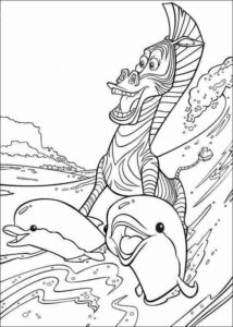 Desenho de Madagascar Desenho Colorir Imprimir 37