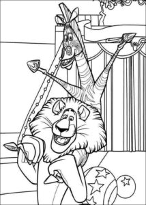 Desenho de Madagascar Desenho Colorir Imprimir 40