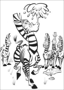 Desenho de Madagascar Desenho Colorir Imprimir 44
