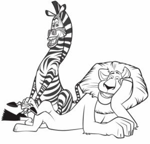 Desenho de Madagascar Desenho Colorir Imprimir 50