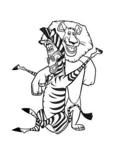 Desenho de Madagascar Desenho Colorir Imprimir 54