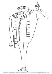 Desenho de Meu Malvado Favorito Desenho Colorir Imprimir 02