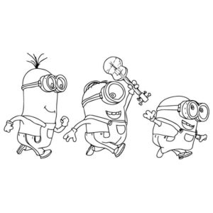 Desenho de Meu Malvado Favorito Desenho Colorir Imprimir 06