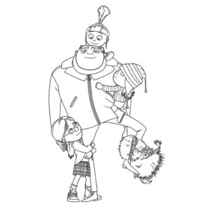 Desenho de Meu Malvado Favorito Desenho Colorir Imprimir 08