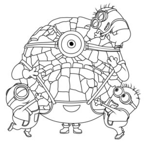 Desenho de Meu Malvado Favorito Desenho Colorir Imprimir 11