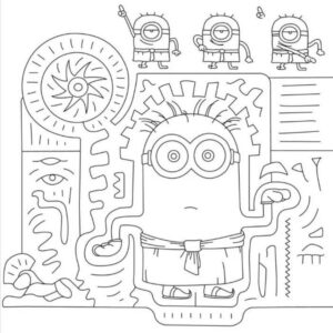Desenho de Meu Malvado Favorito Desenho Colorir Imprimir 15