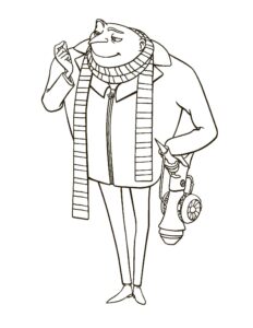 Desenho de Meu Malvado Favorito Desenho Colorir Imprimir 18