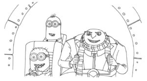Desenho de Meu Malvado Favorito Desenho Colorir Imprimir 19