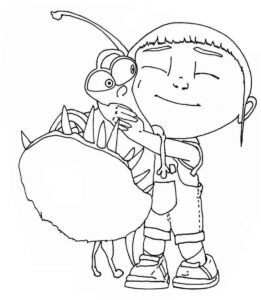 Desenho de Meu Malvado Favorito Desenho Colorir Imprimir 23