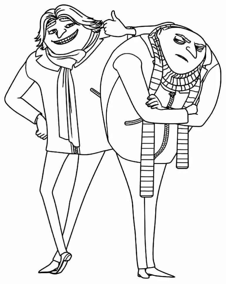 Desenhos do Meu Malvado Favorito para Imprimir e Colorir