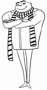 Desenho de Meu Malvado Favorito Desenho Colorir Imprimir 30