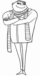 Desenho de Meu Malvado Favorito Desenho Colorir Imprimir 31