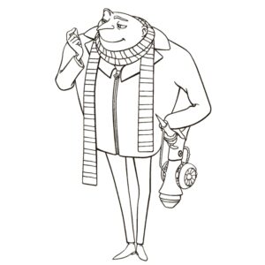 Desenho de Meu Malvado Favorito Desenho Colorir Imprimir 32