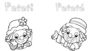 Desenho de Patati E Patata Desenho Colorir Imprimir 14