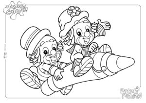 Desenho de Patati E Patata Desenho Colorir Imprimir 32