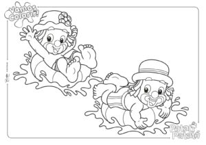 Desenho de Patati E Patata Desenho Colorir Imprimir 34