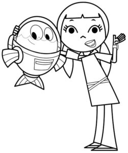Desenho de Peixonauta Desenho Colorir Imprimir 03
