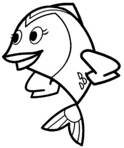 Desenho de Peixonauta Desenho Colorir Imprimir 07