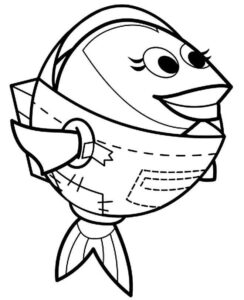 Desenho de Peixonauta Desenho Colorir Imprimir 13