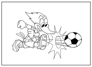 Desenho de Pica Pau Desenho Colorir Imprimir 09